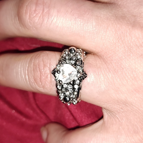 925 silver Gothic Skull ring - Picture 6 of 8